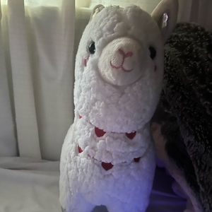 M White Llama Stuffed Toy